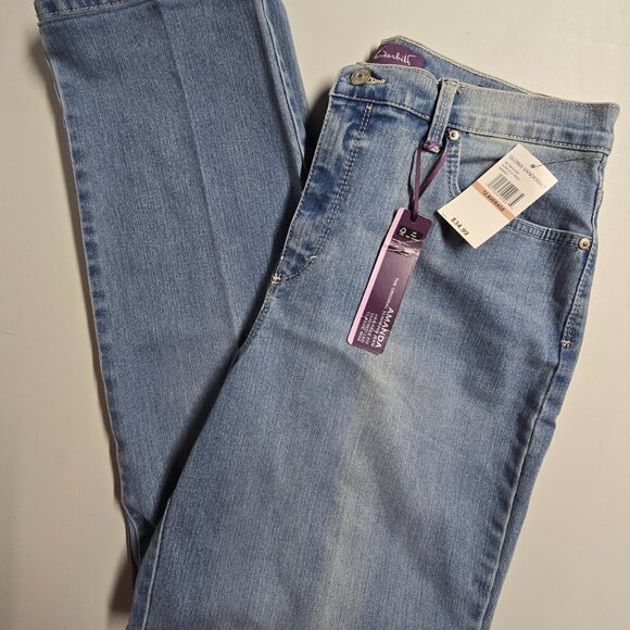 Gloria Vanderbilt Amanda Size 12 Acapulco Wash Heritage Fit Tapered Leg Classic - Picture 5 of 8